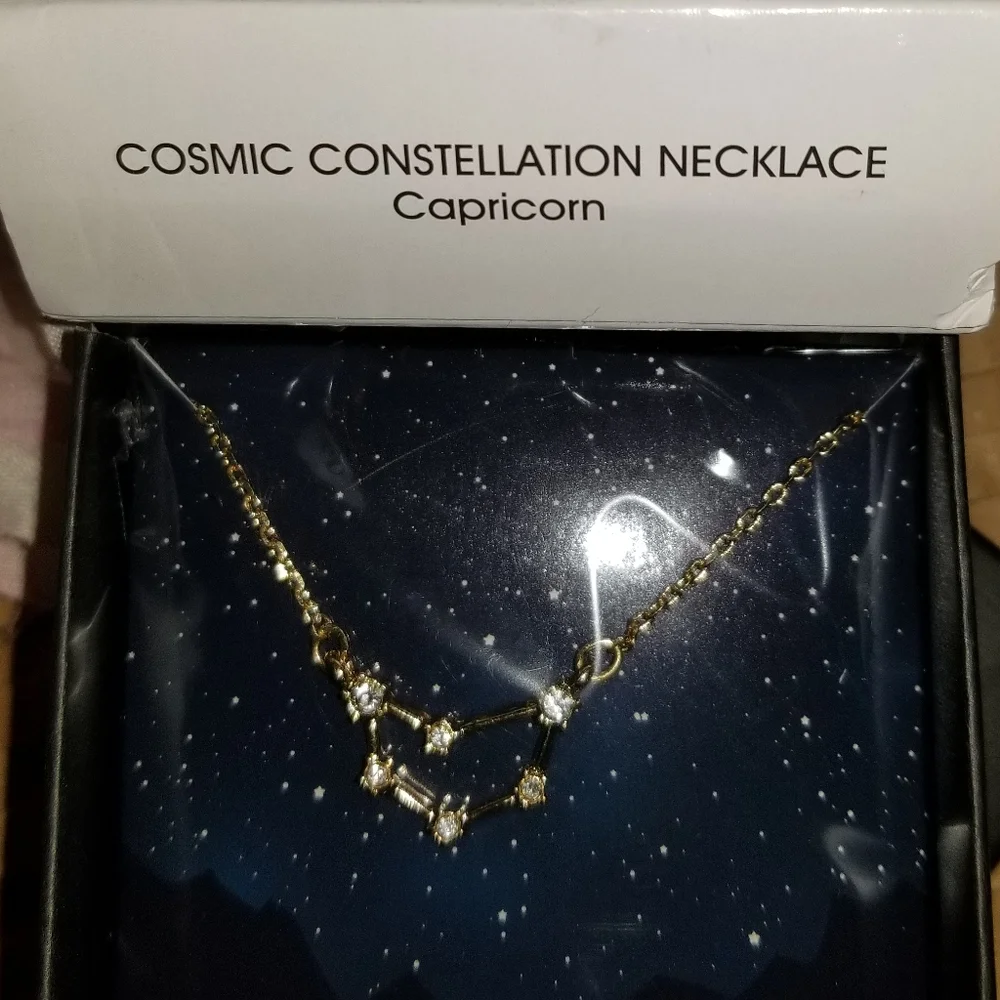 New Avon Capricorn Cosmic Constellation Necklace - Picture 2 of 4